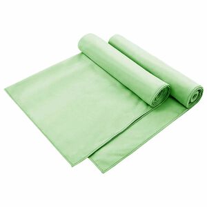 vidaXL Toalhas para Cadeiras Exteriores 2 unid. Verde 130 x 60 cm
