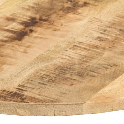 vidaXL Tampo de mesa redondo madeira mangueira maciça 15-16 mm 50 cm