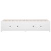 vidaXL Sof&aacute;-cama sem colch&atilde;o 80x200 cm madeira de pinho maci&ccedil;a branco