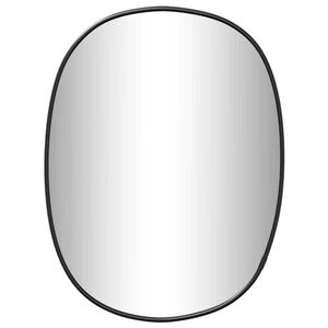 vidaXL Espelho de parede 40x30 cm preto