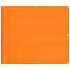 vidaXL Tela de varanda 90x1000 cm 100% poli&eacute;ster oxford laranja