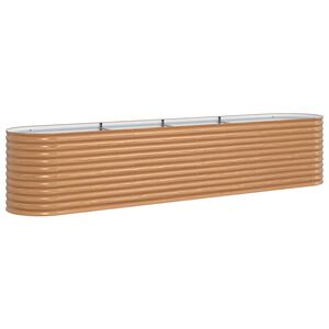 vidaXL Cama Elevada Castanho 400 x 80 x 81 cm A&ccedil;o