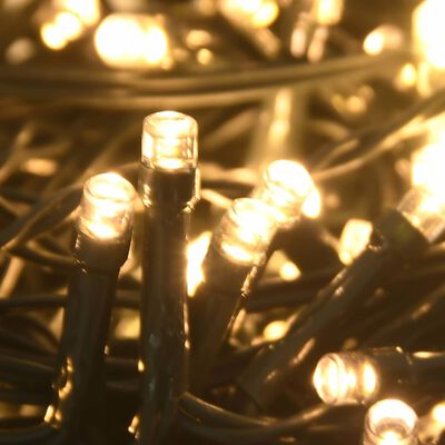 vidaXL Conj. de bolas de natal 120pcs + pico e 300 LEDs dourado/bronze