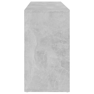 vidaXL Sapateira 103x30x54,5 cm contraplacado cinzento cimento