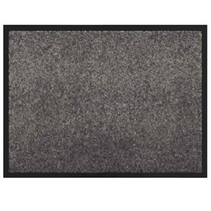 vidaXL Tapete de Entrada Cinzento-claro 60 x 80 x 1.2 cm