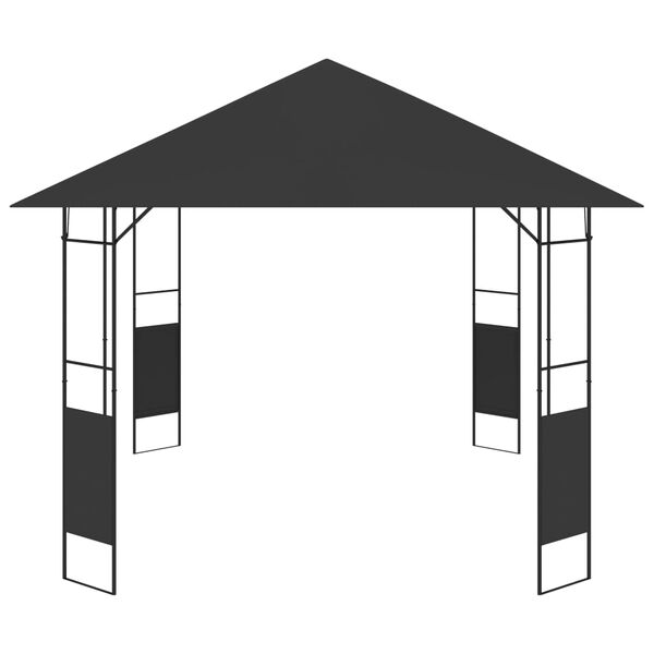 vidaXL Gazebo de jardim 4x3 m 160 g/m&sup2; antracite