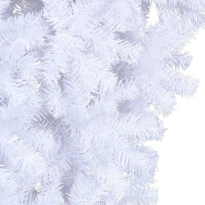 vidaXL Árvore de Natal artificial invertida com suporte 120 cm branco