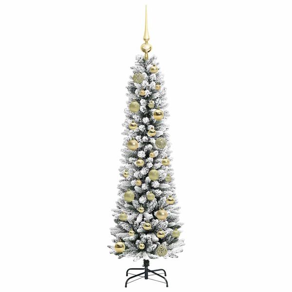 vidaXL &Aacute;rvore de Natal Artificial Branco 120 cm PVC, Metal e Pl&aacute;stico