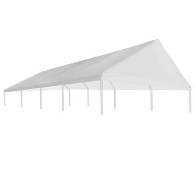 vidaXL Teto para tenda de festas 4 x 8 m branco