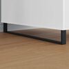 vidaXL P&eacute;s de M&oacute;veis 2 pcs Preto 796 x 40,5 x 100 mm Ferro
