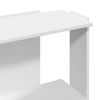 vidaXL Estante de 3 camadas 60x30x80 cm madeira trabalhada branco