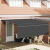 vidaXL Toldo Retr&aacute;til Antracite 400 &times; 300 cm Poli&eacute;ster e Alum&iacute;nio