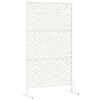 vidaXL Protetor de Privacidade Branco 100 x 50 x 180 cm A&ccedil;o