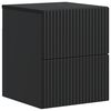 vidaXL Gabinete de Canto Montado na Parede Preto 33 x 34,5 x 40 cm