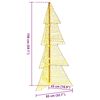 vidaXL &Aacute;rvore de Natal com 160 LEDs Branco quente 150 cm PET