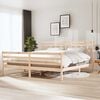 vidaXL Estrutura de cama 200x200 cm madeira maci&ccedil;a
