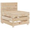 vidaXL Sof&aacute; de paletes para jardim madeira