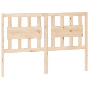 vidaXL Cabeceira de cama 140,5x4x100 cm pinho maci&ccedil;o