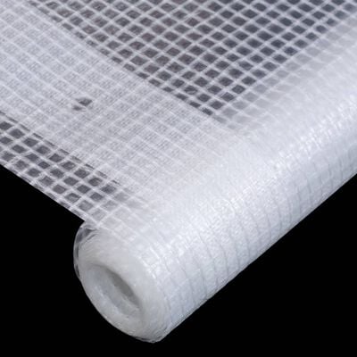 vidaXL Lonas em tecido imitação de gaze 2 pcs 260 g/m² 4x15 m branco