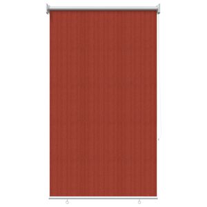 vidaXL Persiana Rol&ocirc; Externa com Bloco de 90% UV Terracota 80 x 140 cm