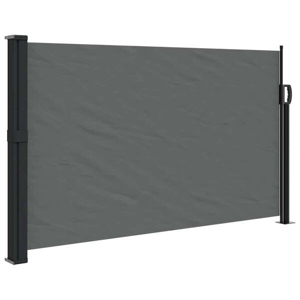 vidaXL Toldo lateral retr&aacute;til antracite 120x600 cm