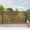 vidaXL Cerca de Bambu Natural 400 x 125 cm Bambu
