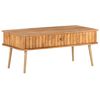 vidaXL Mesa de centro 100x50x40 cm madeira de ac&aacute;cia maci&ccedil;a