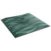 vidaXL Pain&eacute;is de parede 48 unid. 50 x 50 cm Verde Pedra Espuma XPS