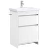 vidaXL Conjunto de M&oacute;veis para Banheiro Branco 61 x 40 x 84,5 cm