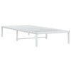 vidaXL Estrutura de cama metal 90x190 cm branco