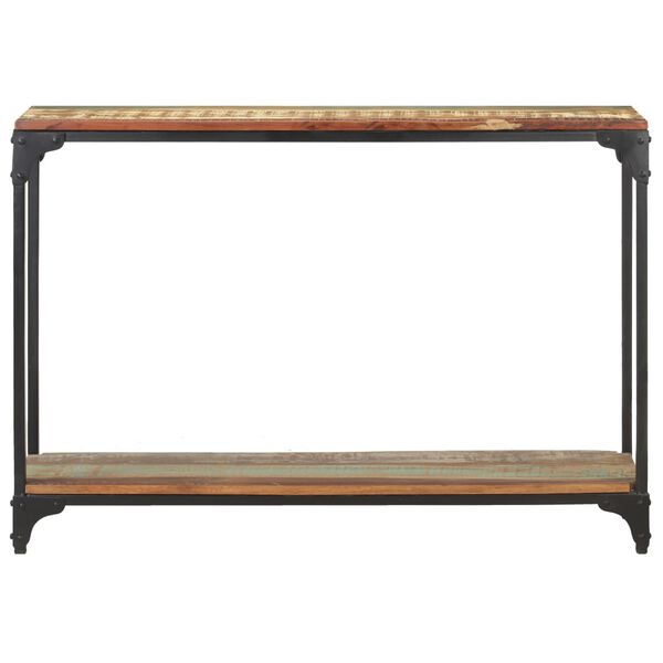 vidaXL Mesa consola 110x30x75 cm madeira recuperada maci&ccedil;a