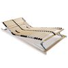 vidaXL Estrado de ripas com 28 ripas 7 zonas 90x200 cm