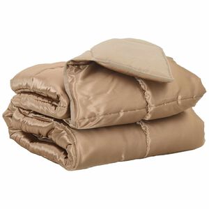vidaXL Duvet de Ano Inteiro 135 x 200 cm 300 gsm Ouro