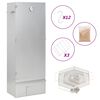 vidaXL Defumador p/ churrasqueira c/ gerador fumo frio a&ccedil;o galvanizado