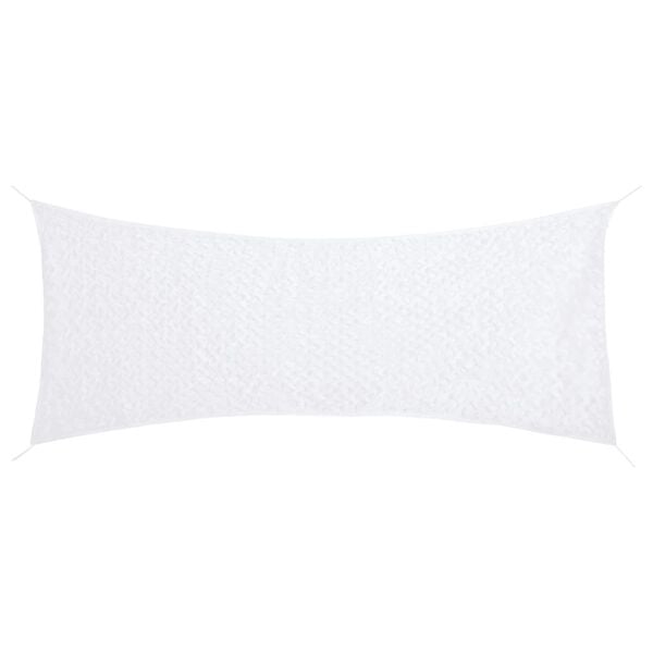 vidaXL Rede de camuflagem com saco de arruma&ccedil;&atilde;o 312x140 cm branco