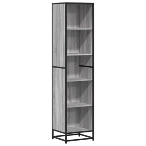 vidaXL Estante 40x35x170,5 cm derivados de madeira cinzento sonoma