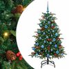 vidaXL &Aacute;rvore de Natal Artificial Verde 150 cm PVC, Metal e Pl&aacute;stico