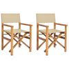 vidaXL Cadeira de jantar Marrom e bege 56 x 54 x 87 cm