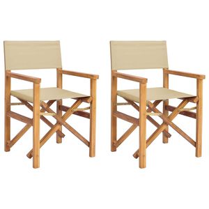 vidaXL Cadeira de jantar Marrom e bege 56 x 54 x 87 cm
