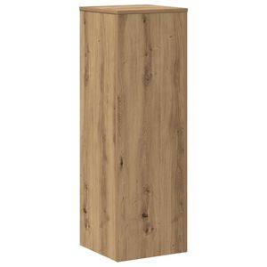 vidaXL Suporte plantas 33x33x100 cm deriv. madeira carvalho artisiano