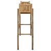 vidaXL Jardineira com Suporte Natural 100 x 38 x 114 cm Bambu