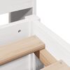 vidaXL Cama sem colch&atilde;o 140x190 cm madeira de pinho maci&ccedil;a branco