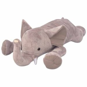 vidaXL Elefante de brincar em pel&uacute;cia XXL 95 cm