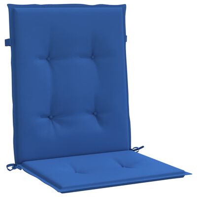 vidaXL Almofadões lombares p/ cadeiras de jardim 4pcs oxford azul real