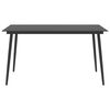 vidaXL 5 pcs conjunto de jantar para jardim preto