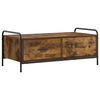 vidaXL Mesa de centro Carvalho Fumado 99,5 x 49 x 41 cm