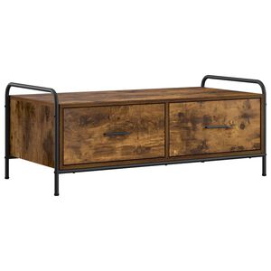 vidaXL Mesa de centro Carvalho Fumado 99,5 x 49 x 41 cm
