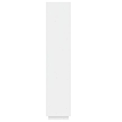 vidaXL Estante/divisória 40x35x167 cm pinho maciço branco