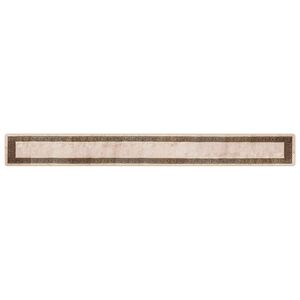 vidaXL Passadeira MARSA Preto 50 x 450 cm Poli&eacute;ster e PVC
