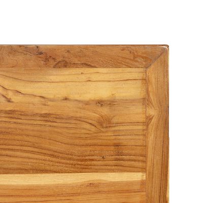 vidaXL Mesa de bar em madeira de teca recuperada maciça 120x58x106 cm
